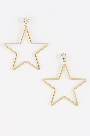 Twinkle Star Pendant Earrings 7ECB3